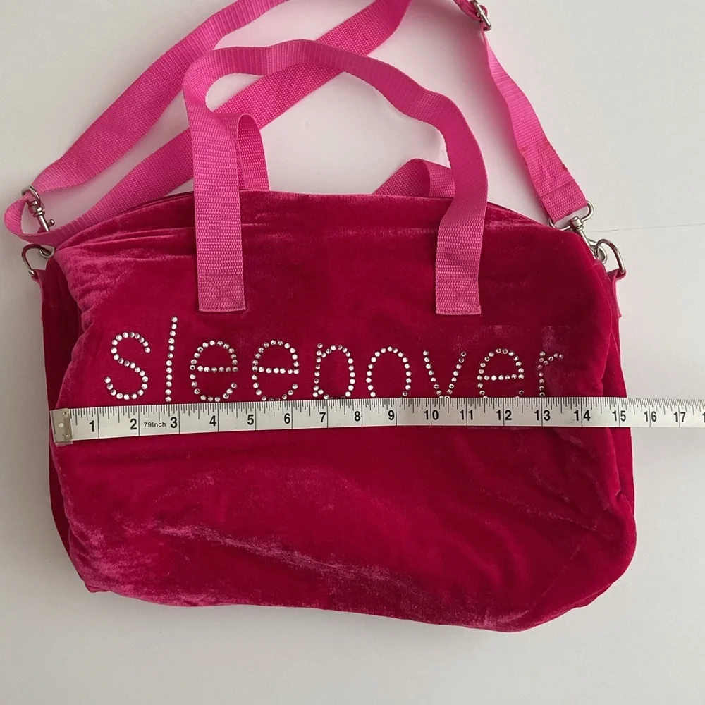 Girls Duffle Bag “Sleepover” Rhinestones